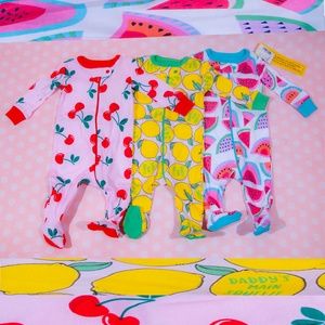 3 Footie Onesie's 0-3 mos